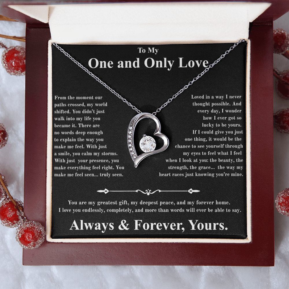 Forever Love Necklace For My One And Only Love