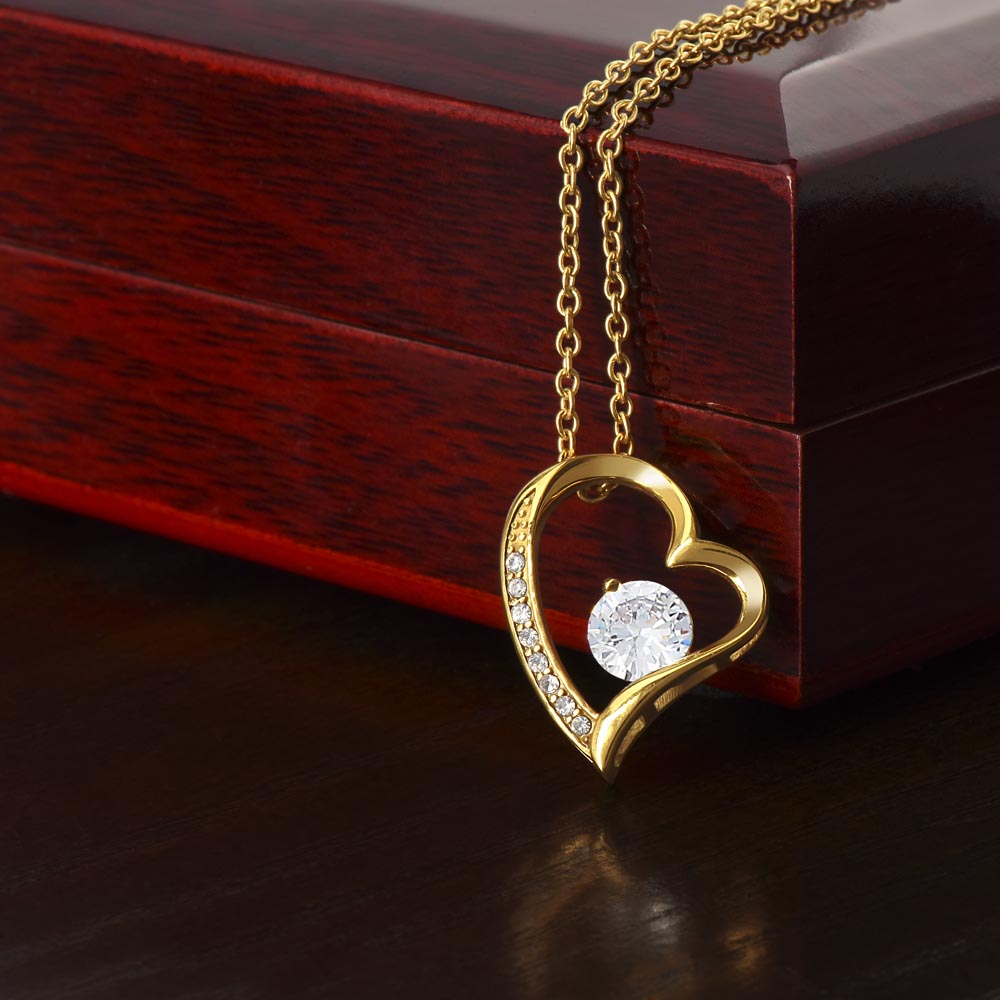 To My Beautiful Daughter -Forever love Necklace- "My Love With you Always"