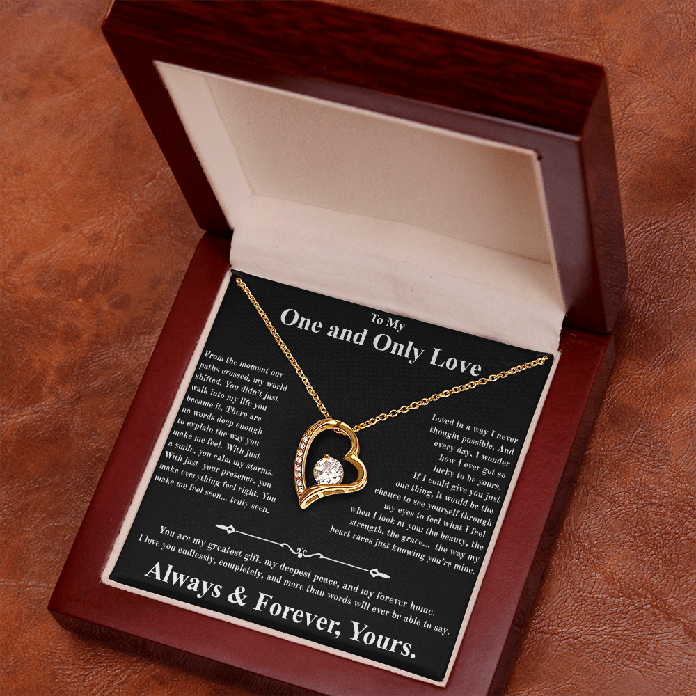 Forever Love Necklace For My One And Only Love