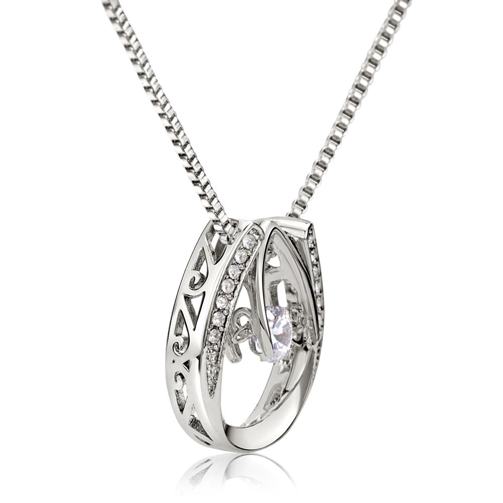 Lucky in Love Necklace for Wife – Meaningful Jewelry Gift for Anniversary or Birthday