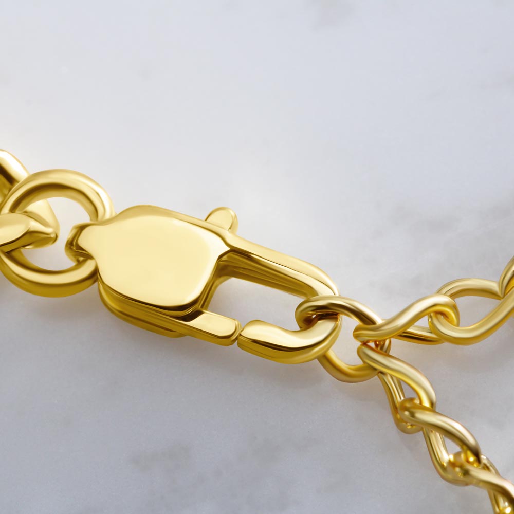 Cuban Link Chain Necklace – Perfect Gift for Son | Stylish & Durable Jewelry with Inspiring Message Card