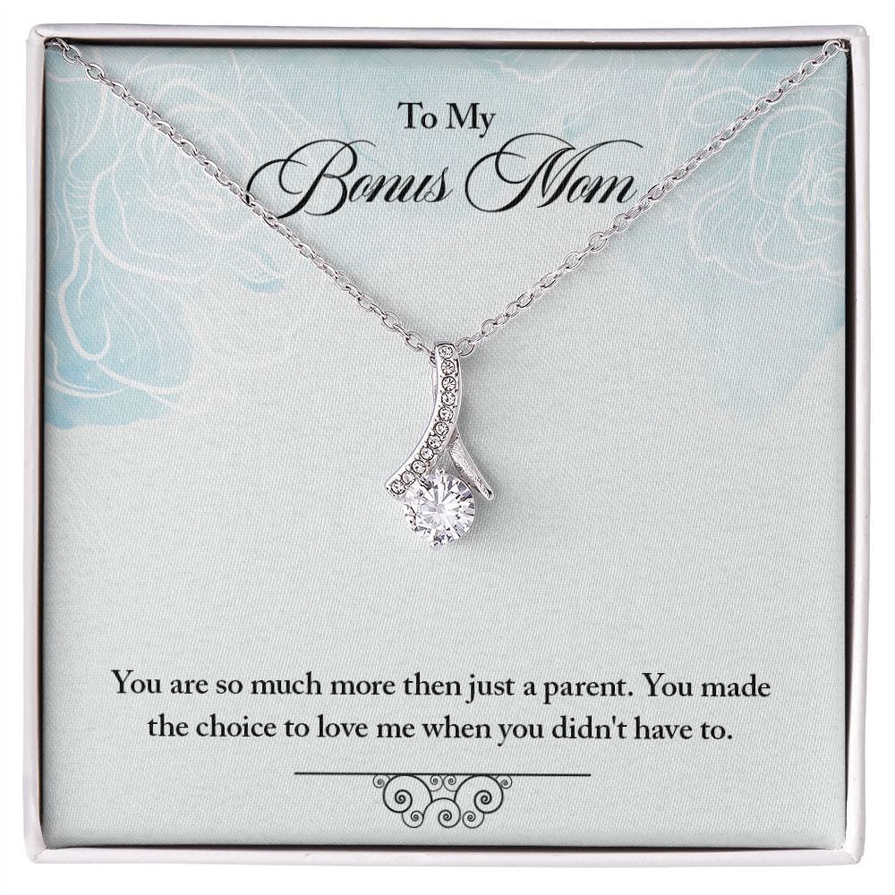 Alluring Beauty Necklace for Bonus Mom – Meaningful Jewelry Gift from Stepdaughter or Stepson