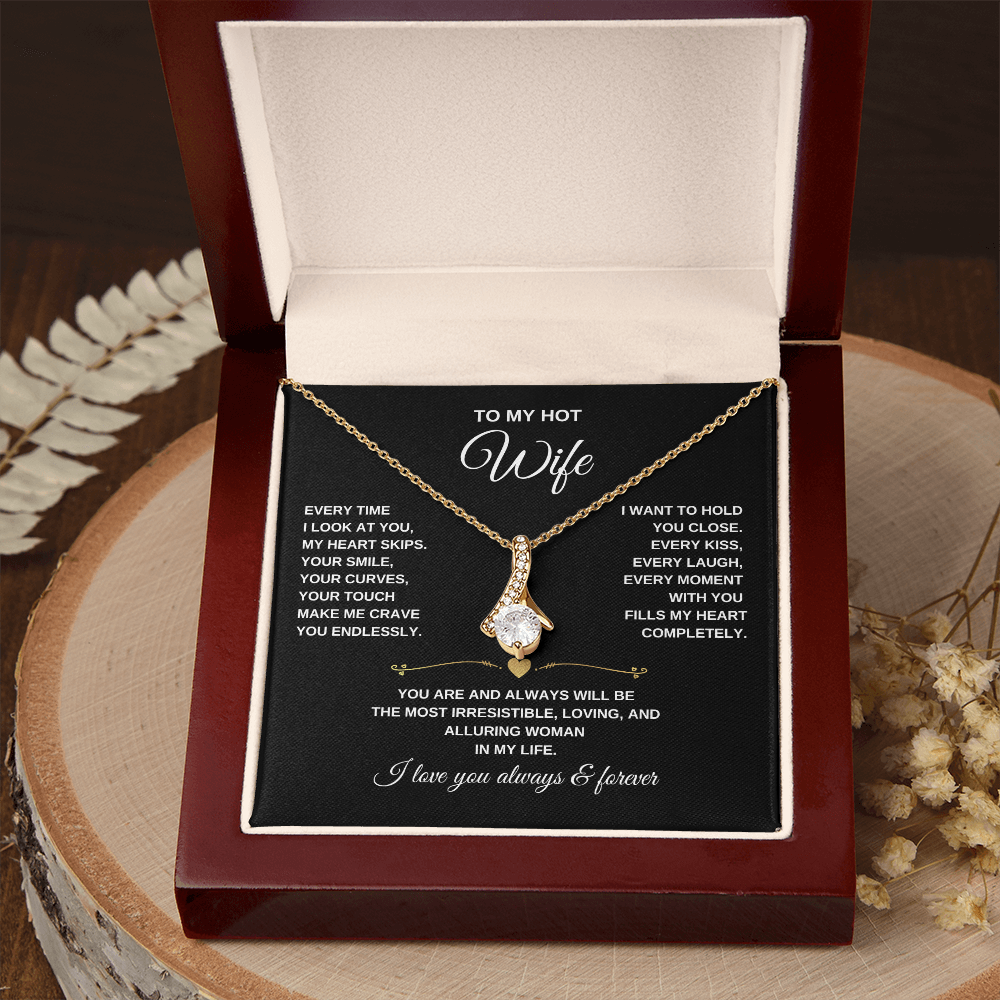 Alluring Beauty Necklace for Wife – Elegant Jewelry Gift She'll Treasure Forever