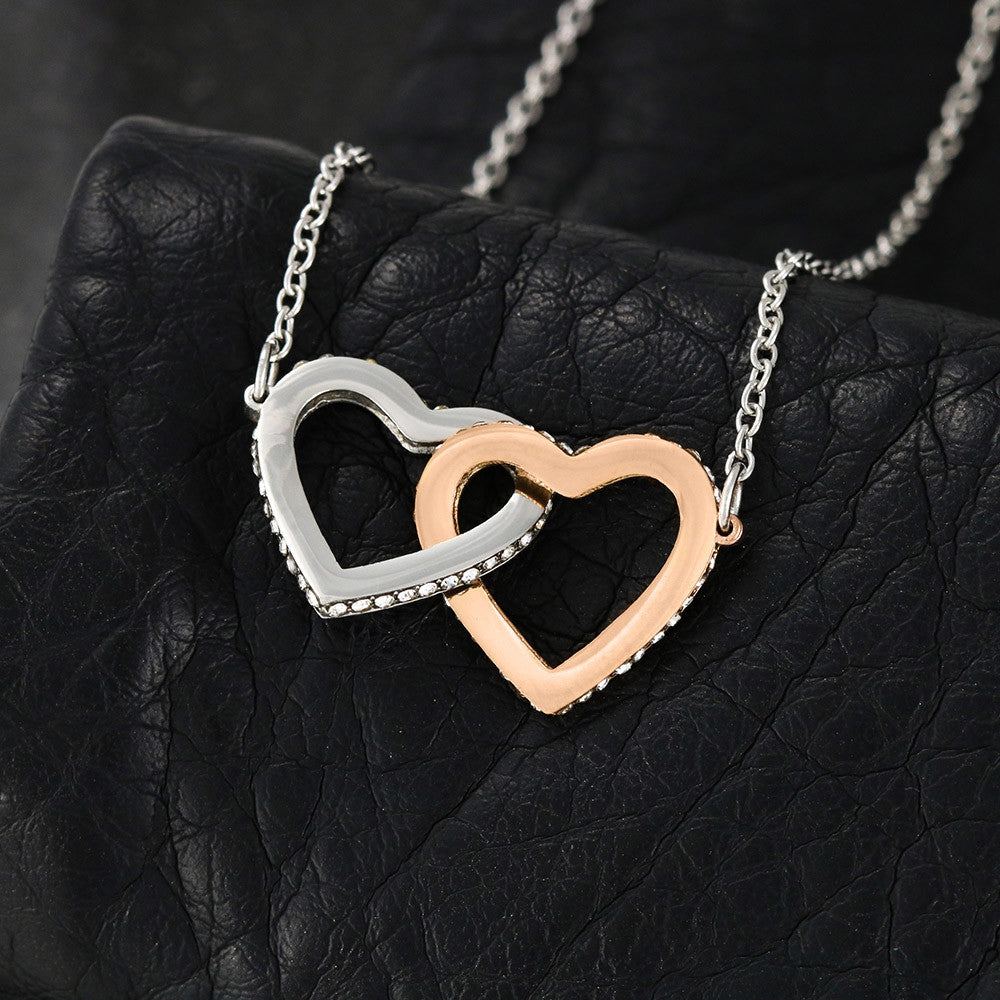 Interlocking Hearts Necklace Gift for My Soulmate
