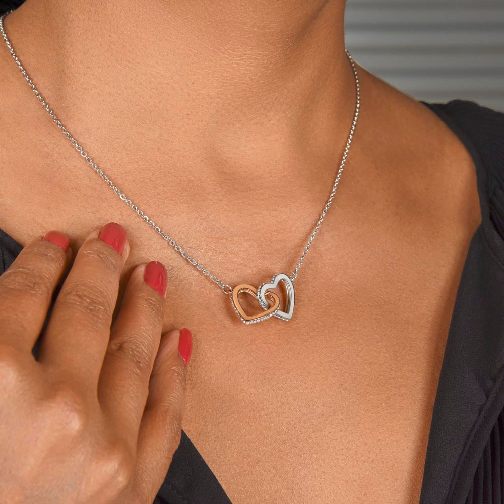 Interlocking Hearts Necklace Gift for My Soulmate
