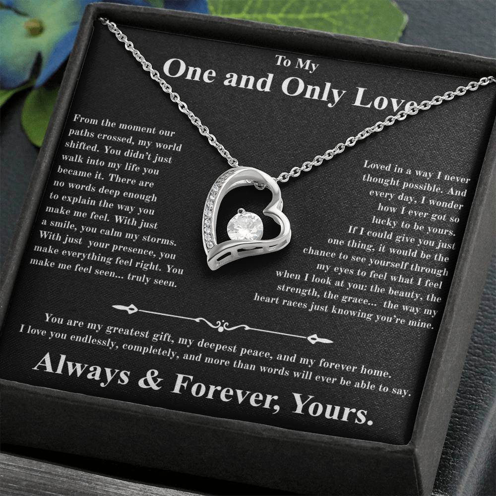 Forever Love Necklace For My One And Only Love