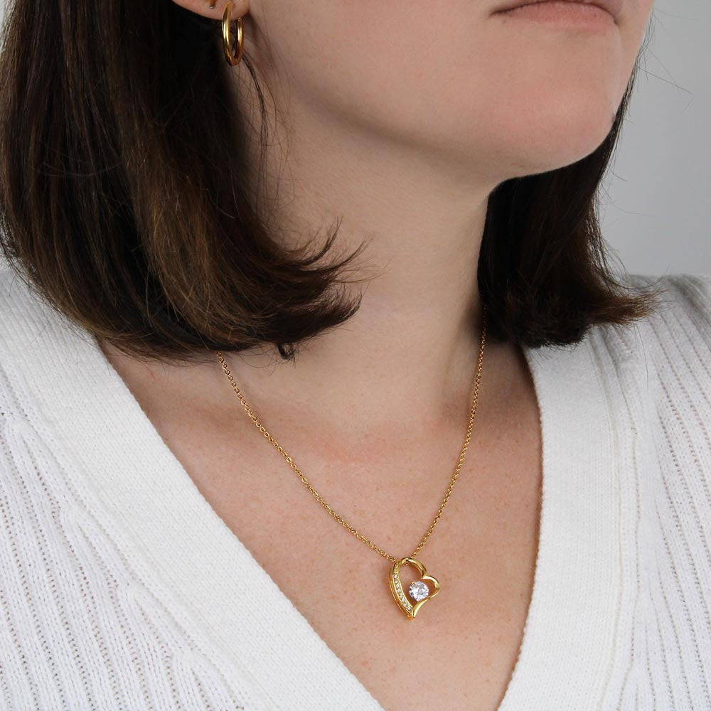 Forever Love Necklace for Mom – Meaningful Jewelry Gift for Mother's Day, Birthday, or Christmas