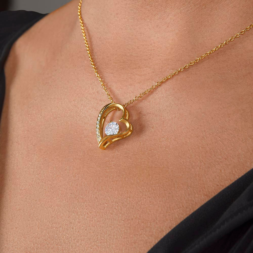 To My Beautiful Daughter -Forever love Necklace- "My Love With you Always"