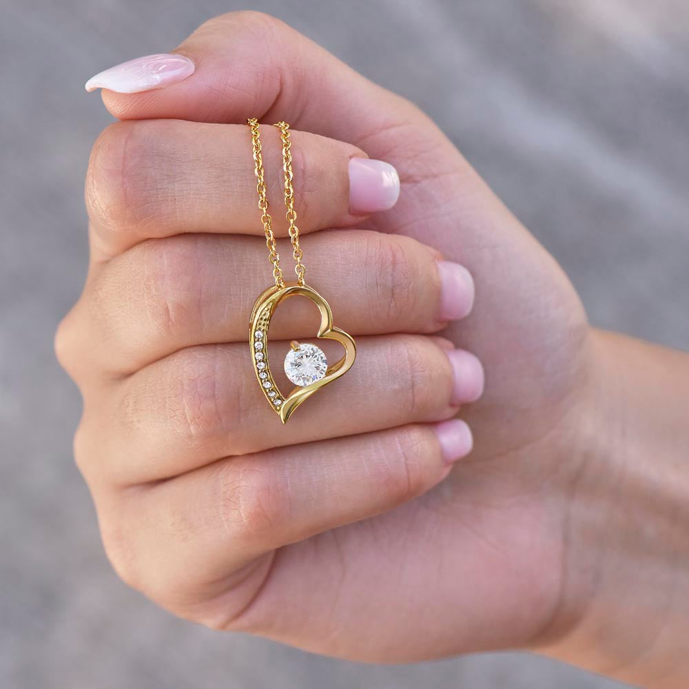 Forever Love Necklace for Mom – Meaningful Jewelry Gift for Mother's Day, Birthday, or Christmas