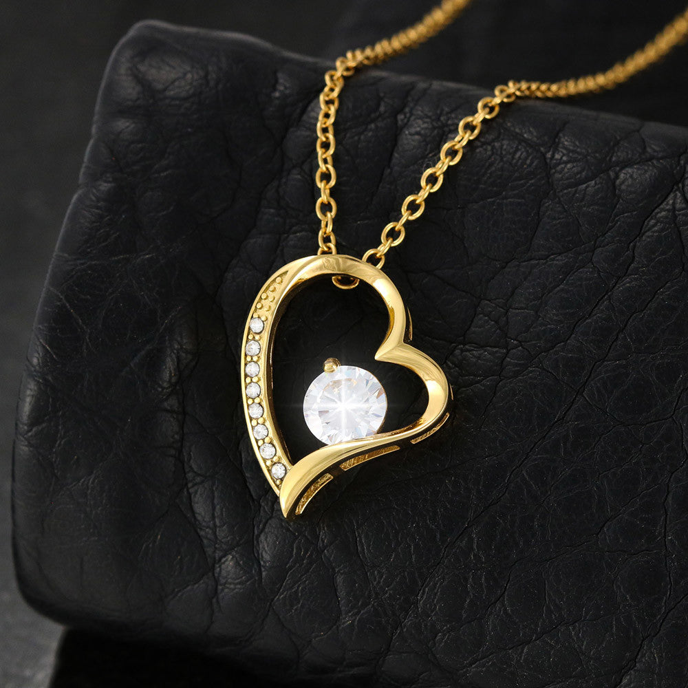 To My Beautiful Daughter -Forever love Necklace- "My Love With you Always"