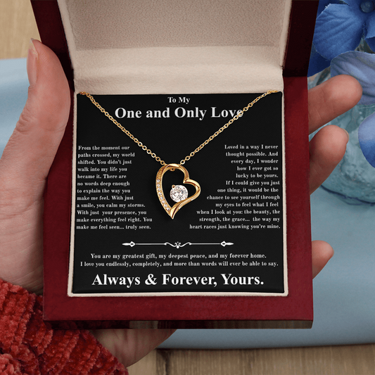 Forever Love Necklace For My One And Only Love