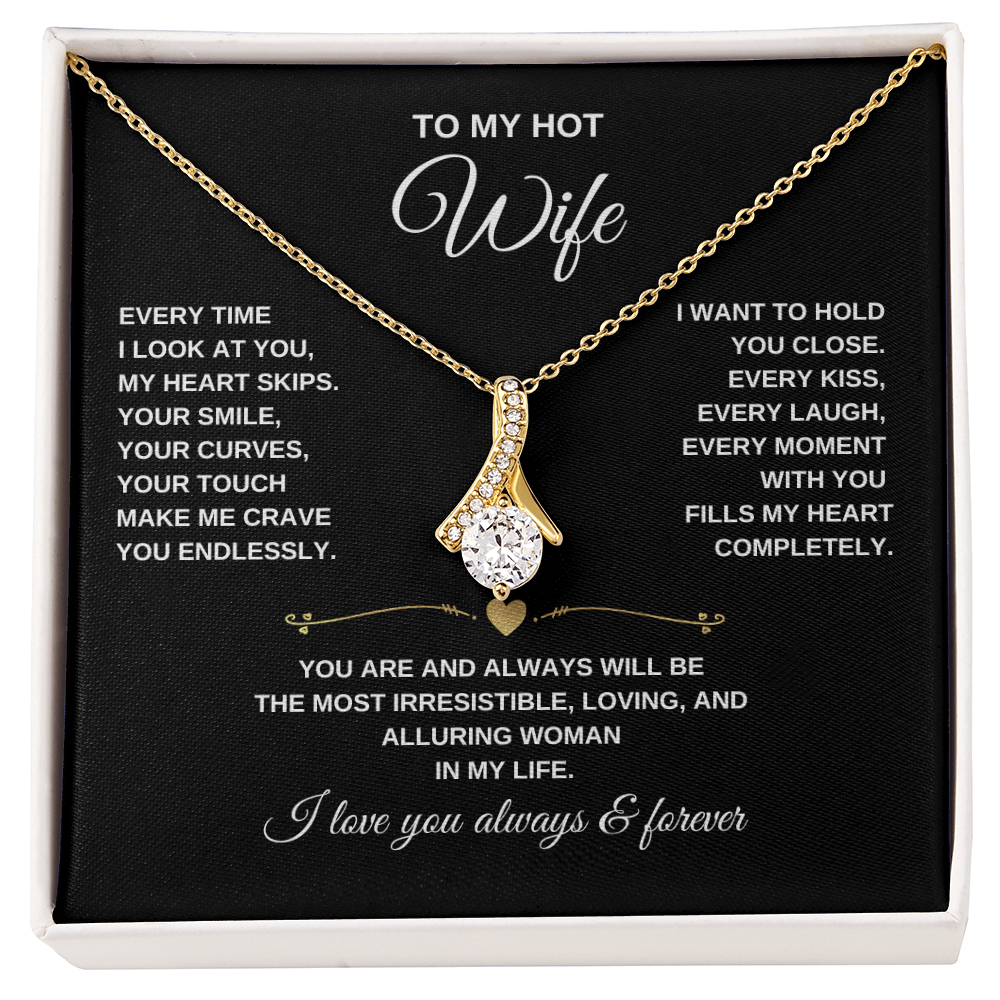 Alluring Beauty Necklace for Wife – Elegant Jewelry Gift She'll Treasure Forever