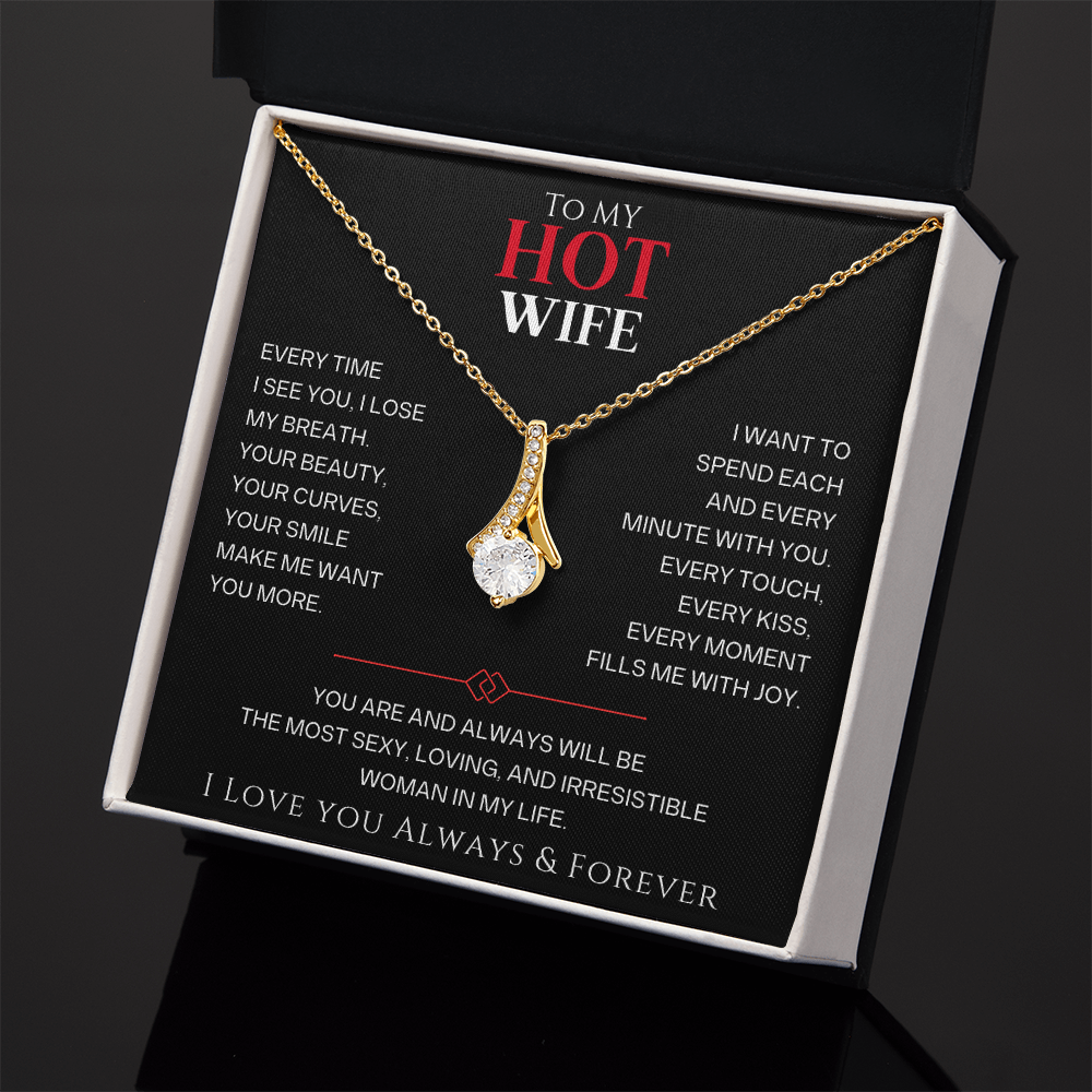 Alluring Beauty Necklace – Romantic Gift for Wife | Anniversary, Birthday & Special Occasion Jewelry