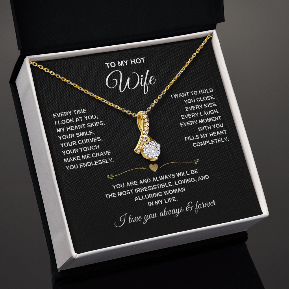 Alluring Beauty Necklace for Wife – Elegant Jewelry Gift She'll Treasure Forever