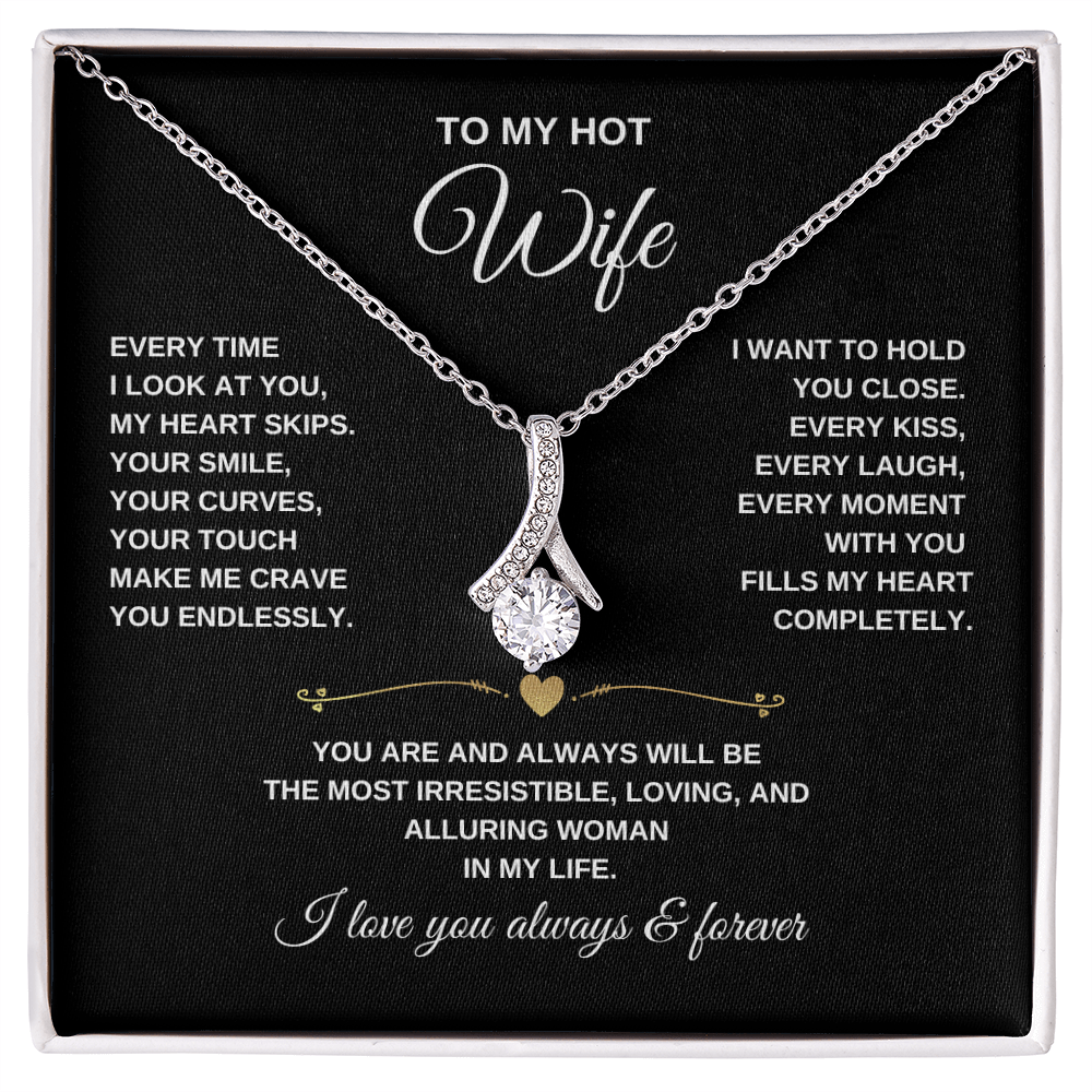 Alluring Beauty Necklace for Wife – Elegant Jewelry Gift She'll Treasure Forever