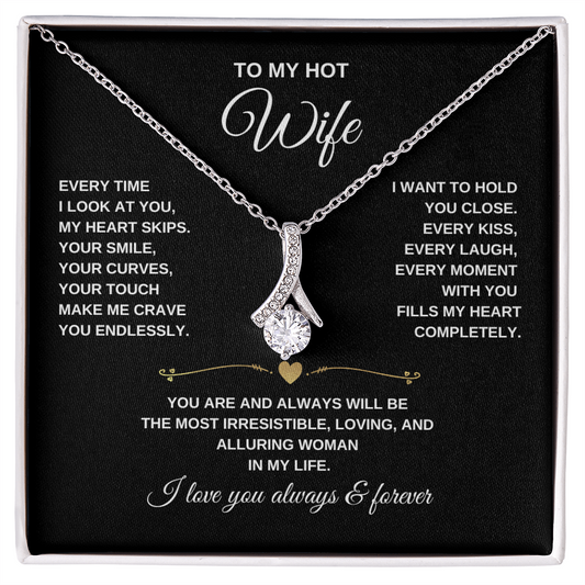 Alluring Beauty Necklace for Wife – Elegant Jewelry Gift She'll Treasure Forever