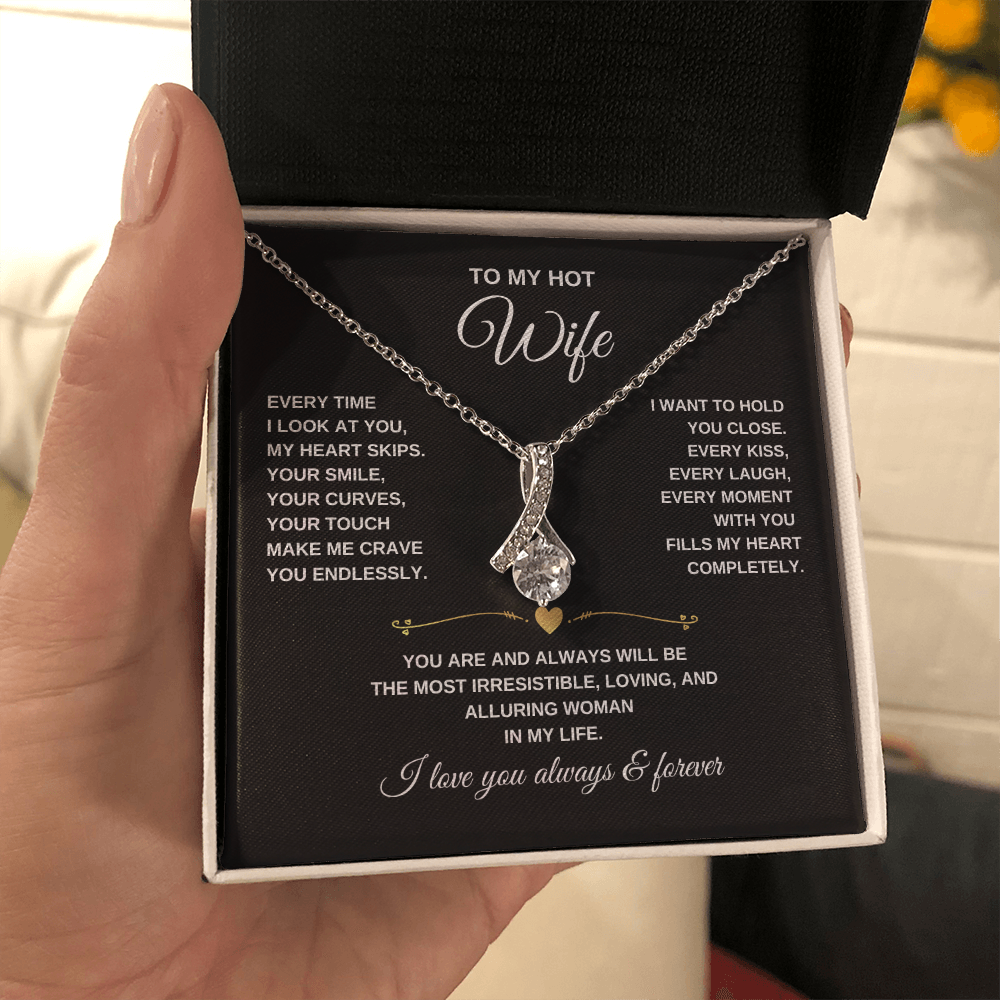 Alluring Beauty Necklace for Wife – Elegant Jewelry Gift She'll Treasure Forever