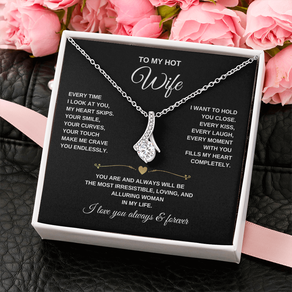 Alluring Beauty Necklace for Wife – Elegant Jewelry Gift She'll Treasure Forever