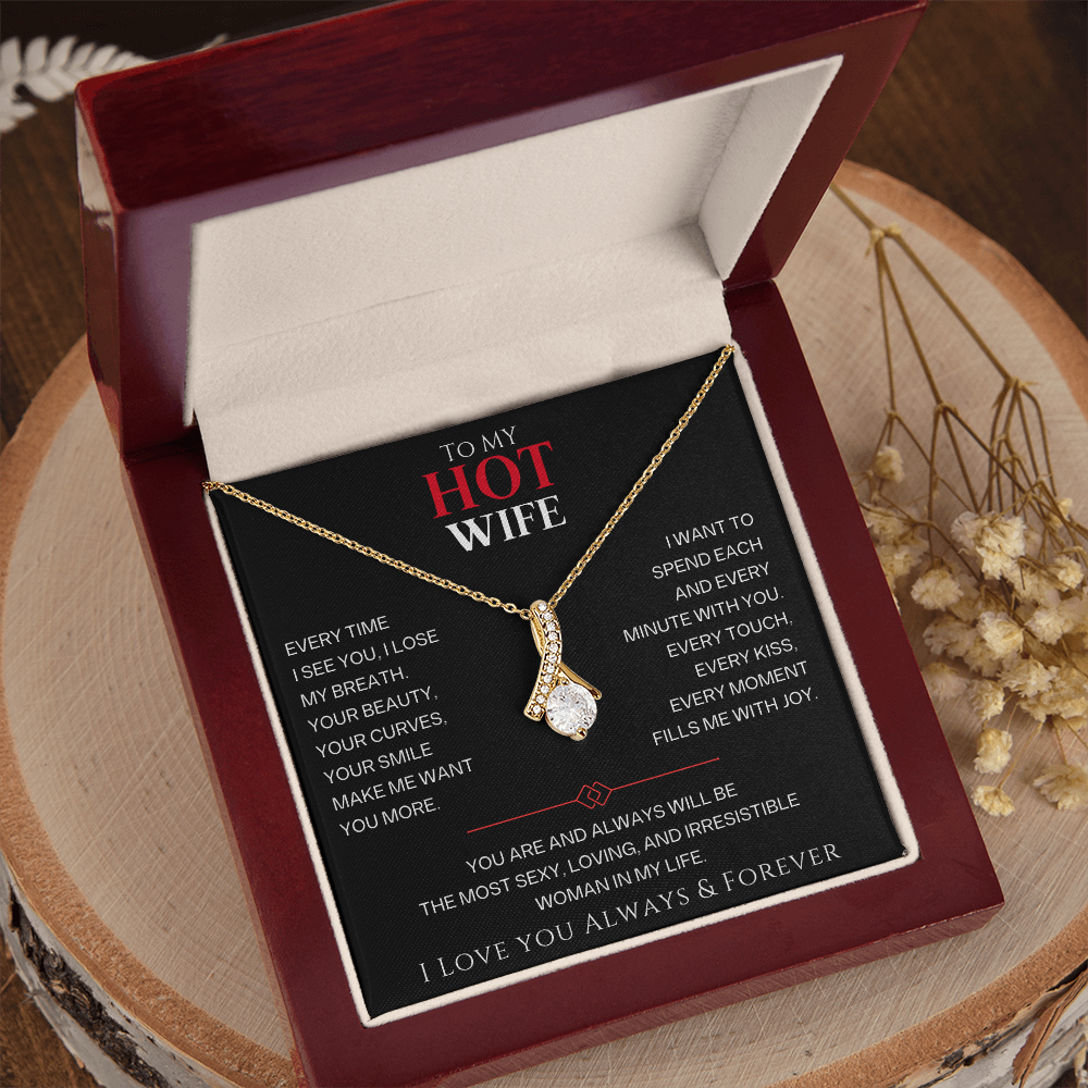Alluring Beauty Necklace – Romantic Gift for Wife | Anniversary, Birthday & Special Occasion Jewelry