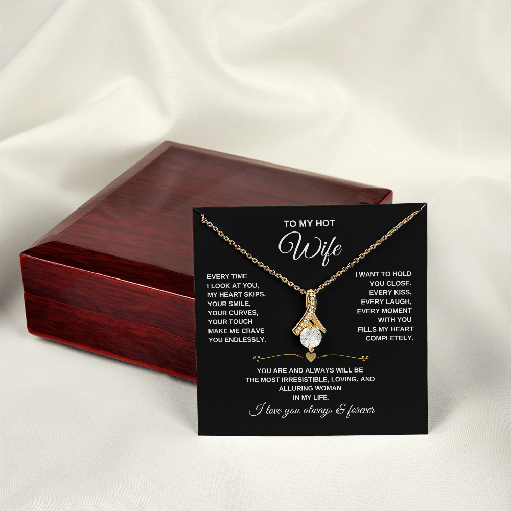 Alluring Beauty Necklace for Wife – Elegant Jewelry Gift She'll Treasure Forever