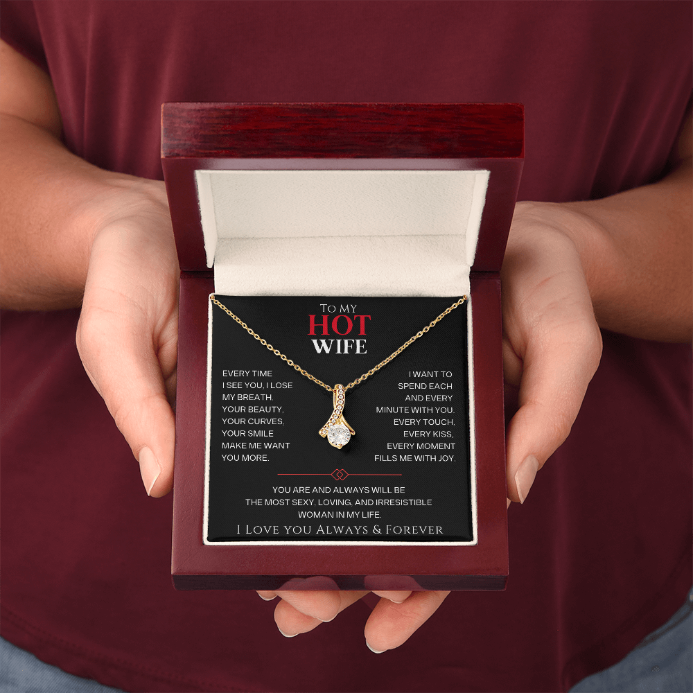 Alluring Beauty Necklace – Romantic Gift for Wife | Anniversary, Birthday & Special Occasion Jewelry