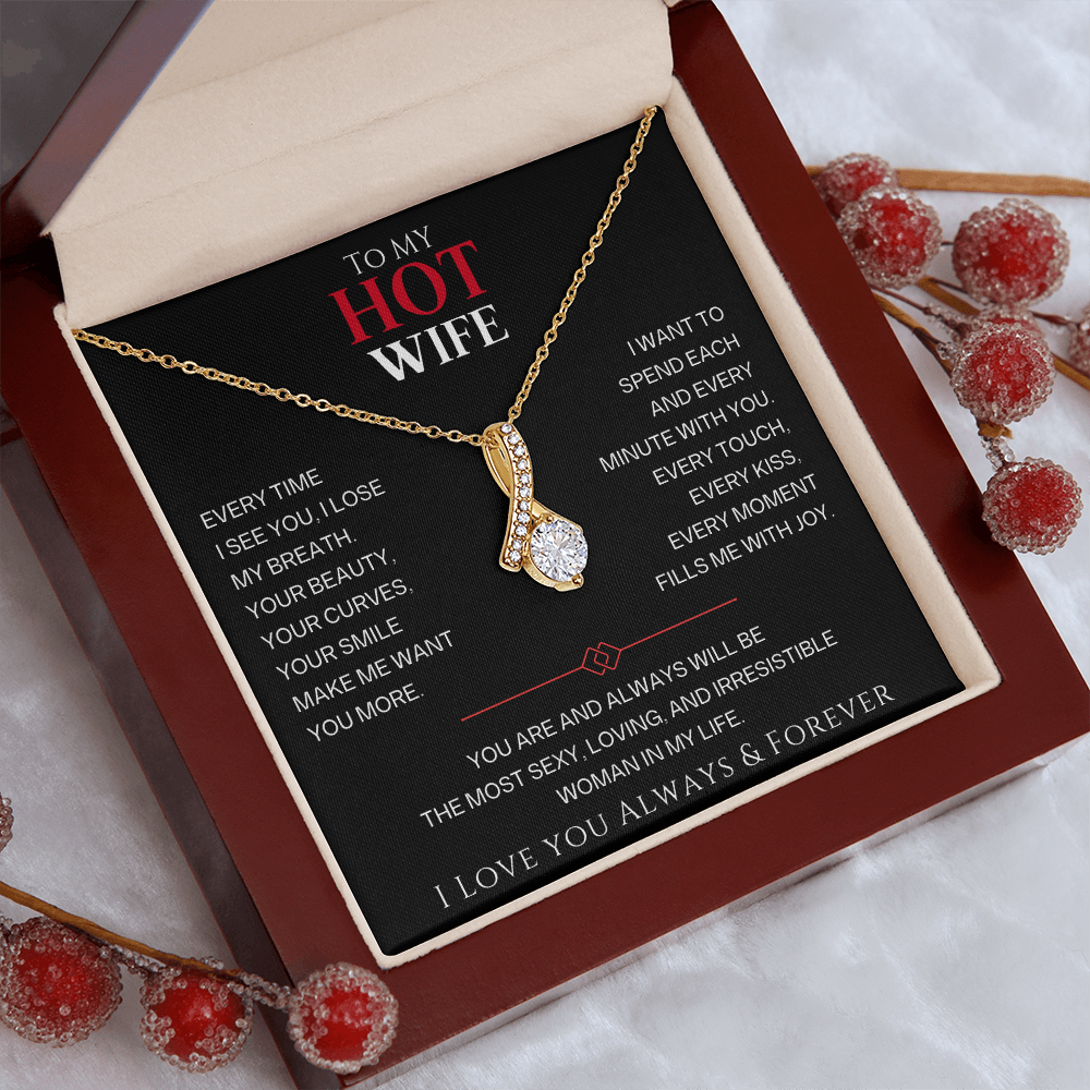 Alluring Beauty Necklace – Romantic Gift for Wife | Anniversary, Birthday & Special Occasion Jewelry
