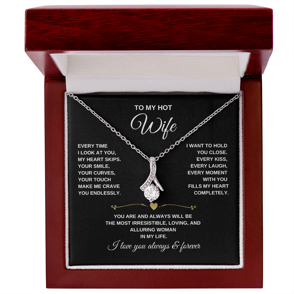 Alluring Beauty Necklace for Wife – Elegant Jewelry Gift She'll Treasure Forever