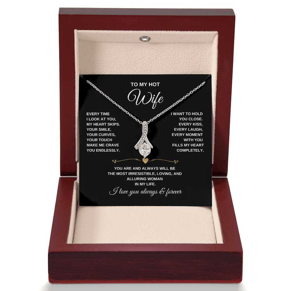 Alluring Beauty Necklace for Wife – Elegant Jewelry Gift She'll Treasure Forever