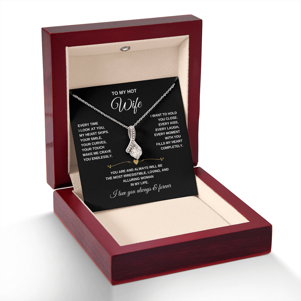 Alluring Beauty Necklace for Wife – Elegant Jewelry Gift She'll Treasure Forever