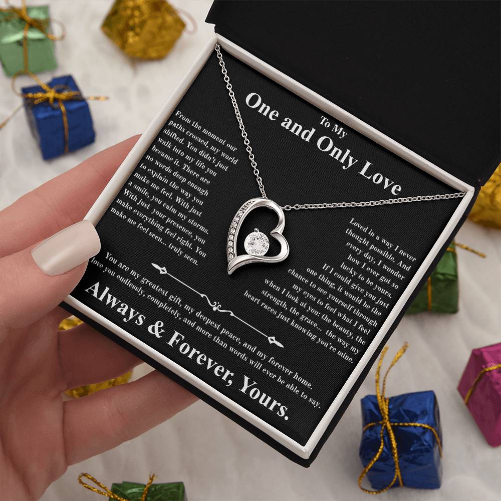 Forever Love Necklace For My One And Only Love
